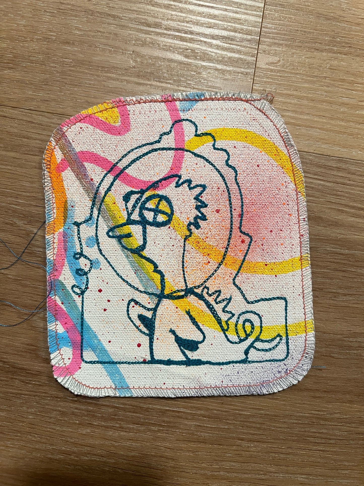 SPACE CASE BIRD PATCH