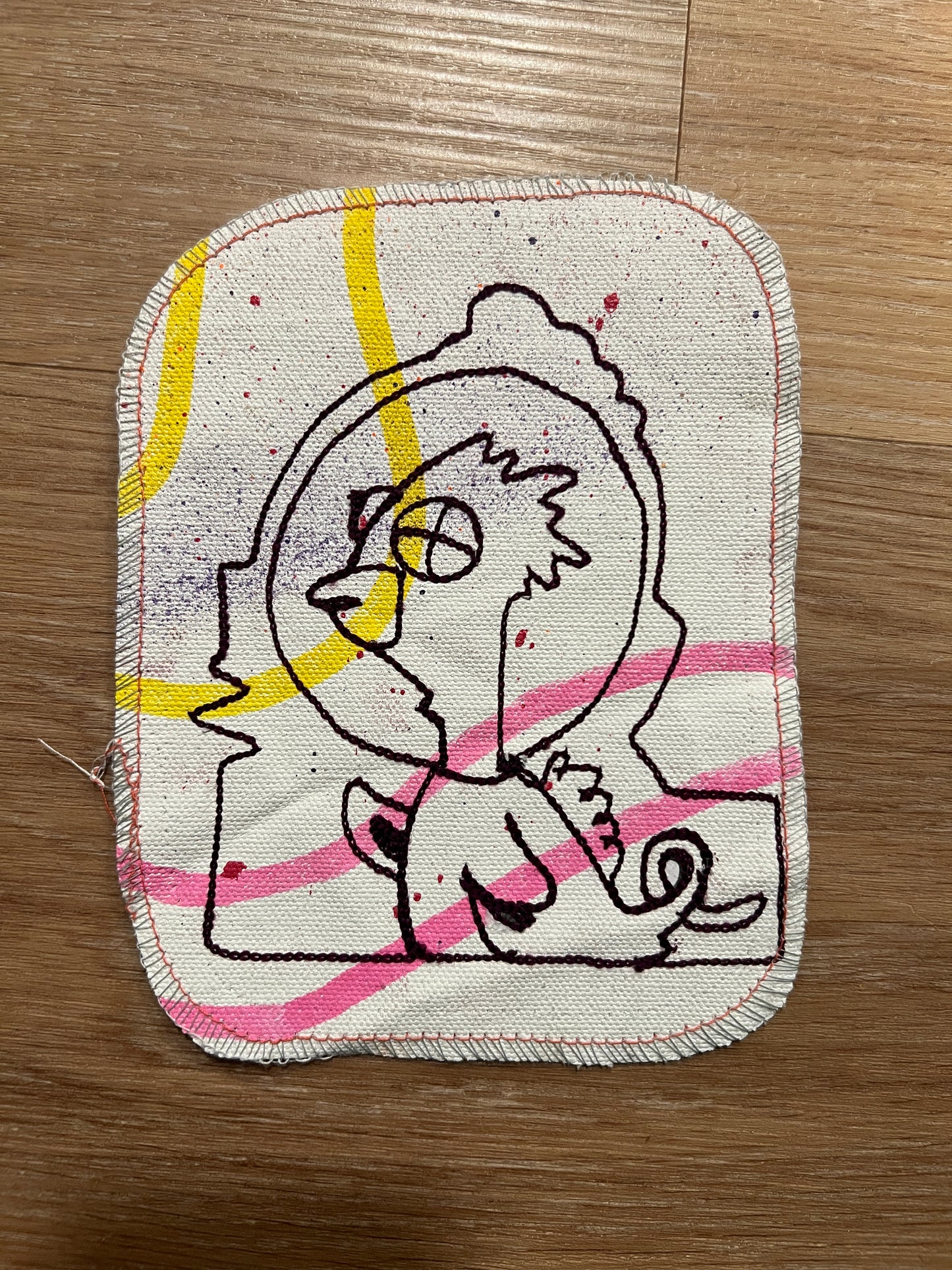 SPACE CASE BIRD PATCH
