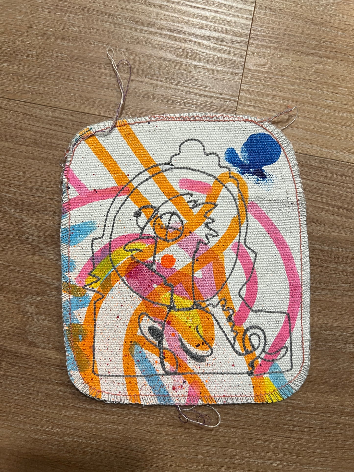 SPACE CASE BIRD PATCH