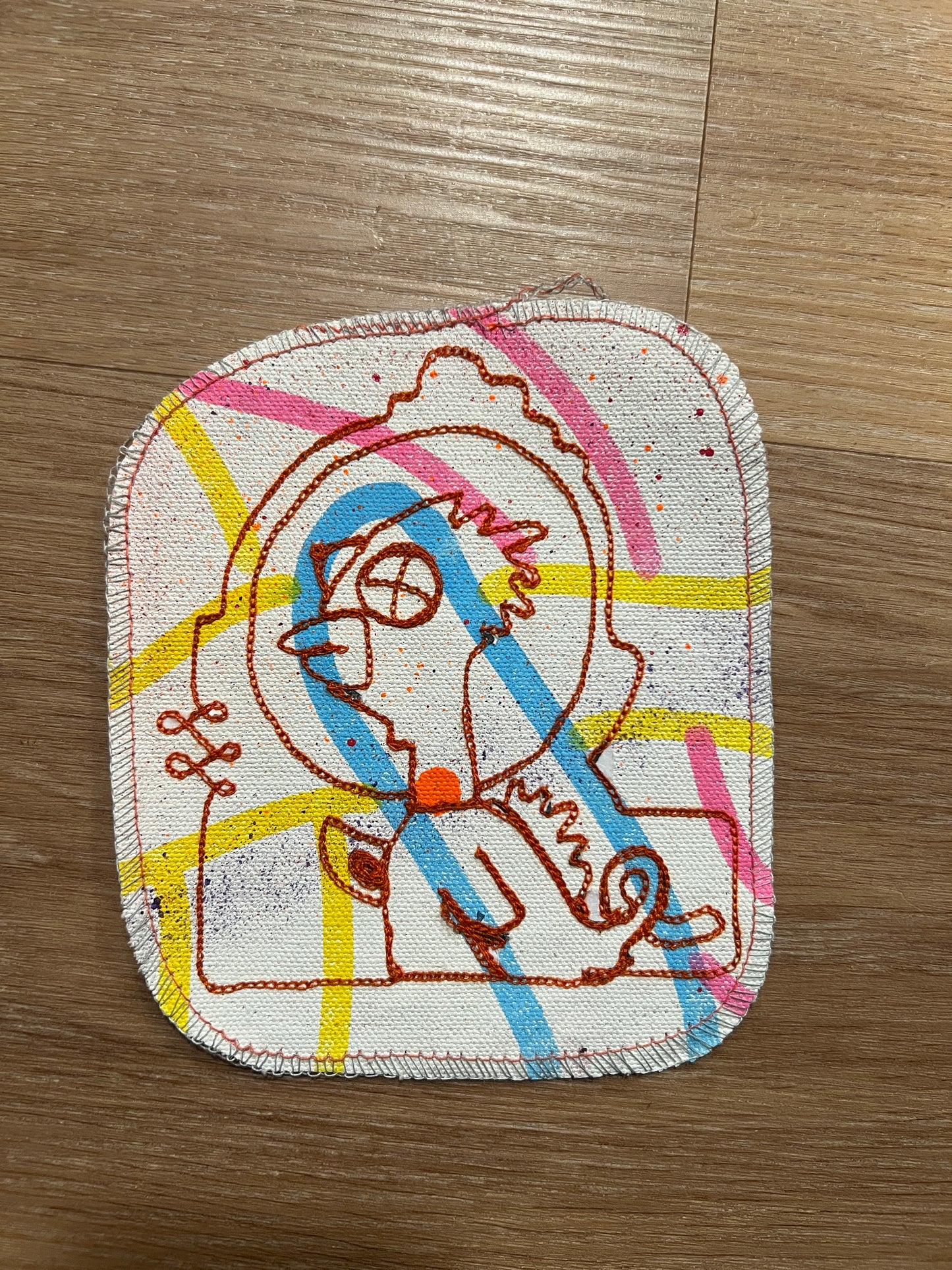 SPACE CASE BIRD PATCH
