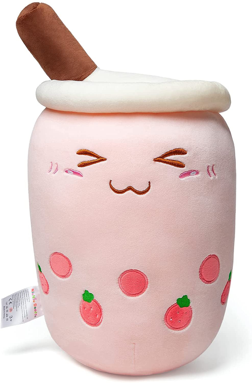 Boba Plush 20In Large Kawaii Plushies Bubble Tea Jumbo Cute Squishy Pillow Soft Stuffed Animal for Kids/Girls/Boys