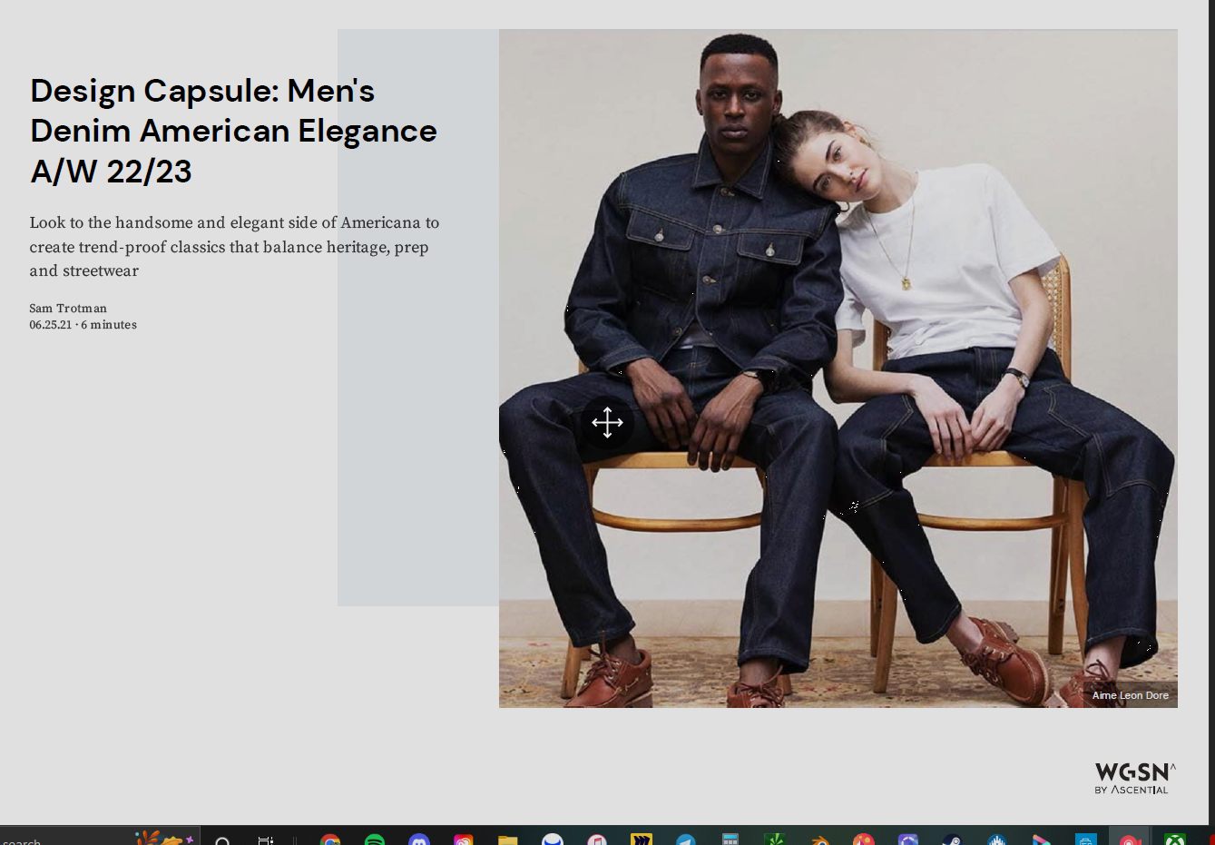 WGSN 22/23/24 All Seasons: Forecasts/Trends/Washes/Fits and more MENS/KIDS/WOMENS