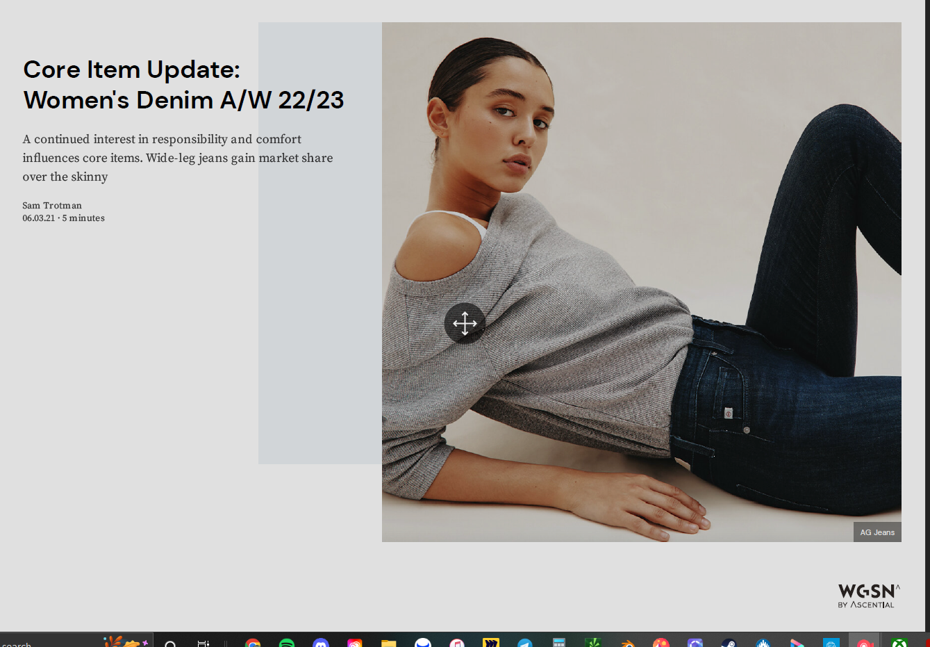 WGSN 22/23/24 All Seasons: Forecasts/Trends/Washes/Fits and more MENS/KIDS/WOMENS