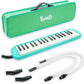 37 Keys Melodica Air Piano Instrument with 2 Soft Long Tubes, Short Mouthpieces, and Carrying Bag for Kids Beginners 