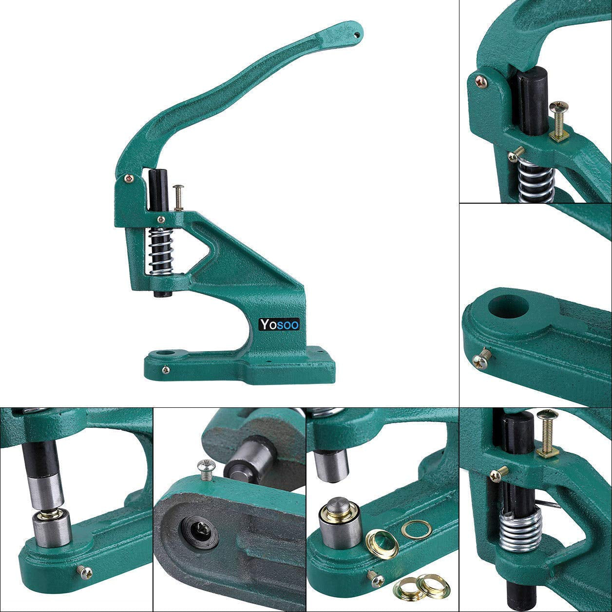 Jameson Hand Press Heavy Duty witg 3 Dies and 900 Grommets