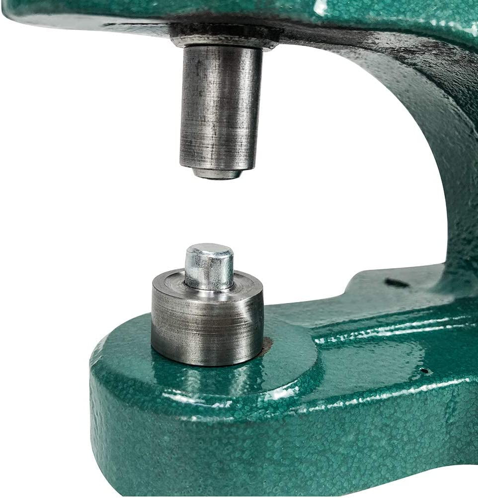 The Jameson Hand Press Heavy Duty Machine with 3 Dies and 1500 Pcs Silver Grommets
