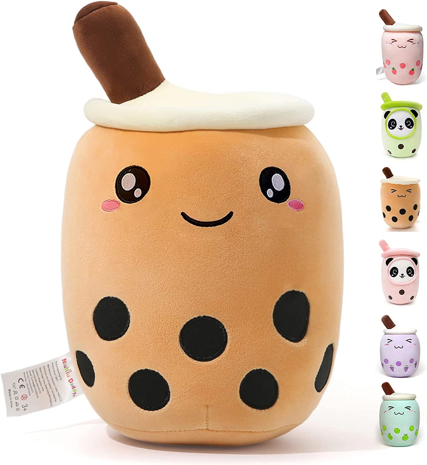 Boba Plush 20In Large Kawaii Plushies Bubble Tea Jumbo Cute Squishy Pillow Soft Stuffed Animal for Kids/Girls/Boys