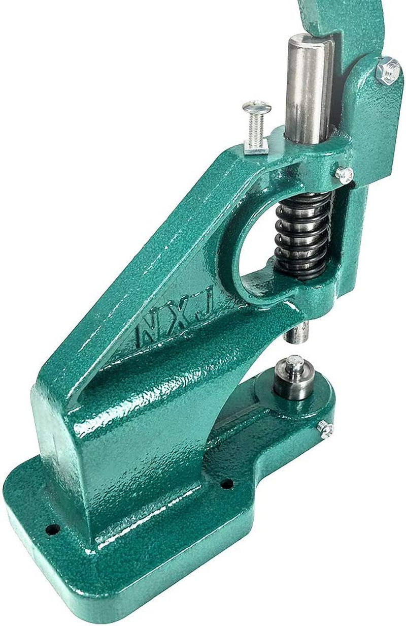 The Jameson Hand Press Heavy Duty Machine with 3 Dies and 1500 Pcs Silver Grommets