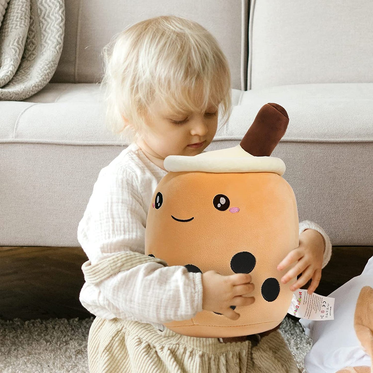 Boba Plush 20In Large Kawaii Plushies Bubble Tea Jumbo Cute Squishy Pillow Soft Stuffed Animal for Kids/Girls/Boys