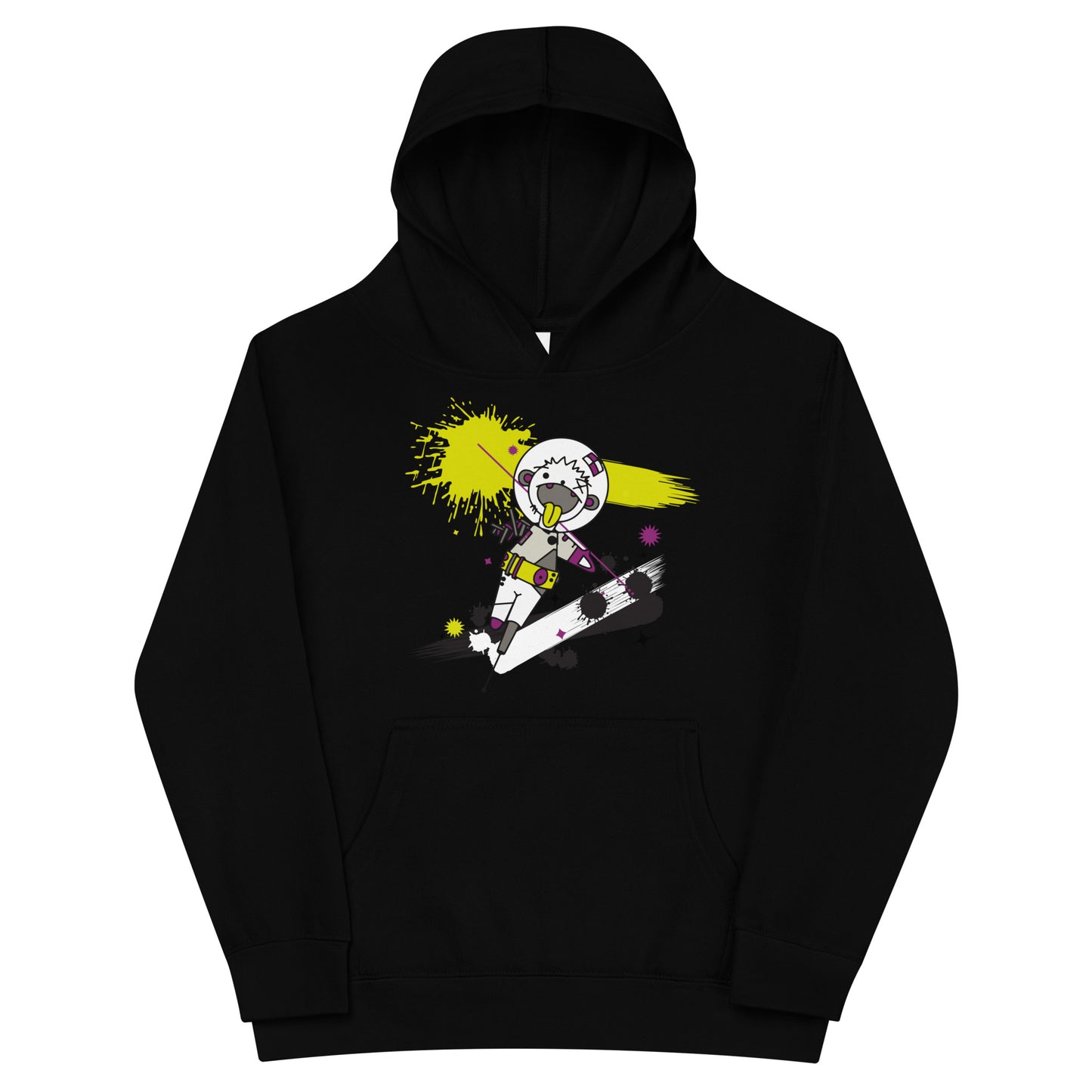 Space Monkey Kids Fleece Hoodie
