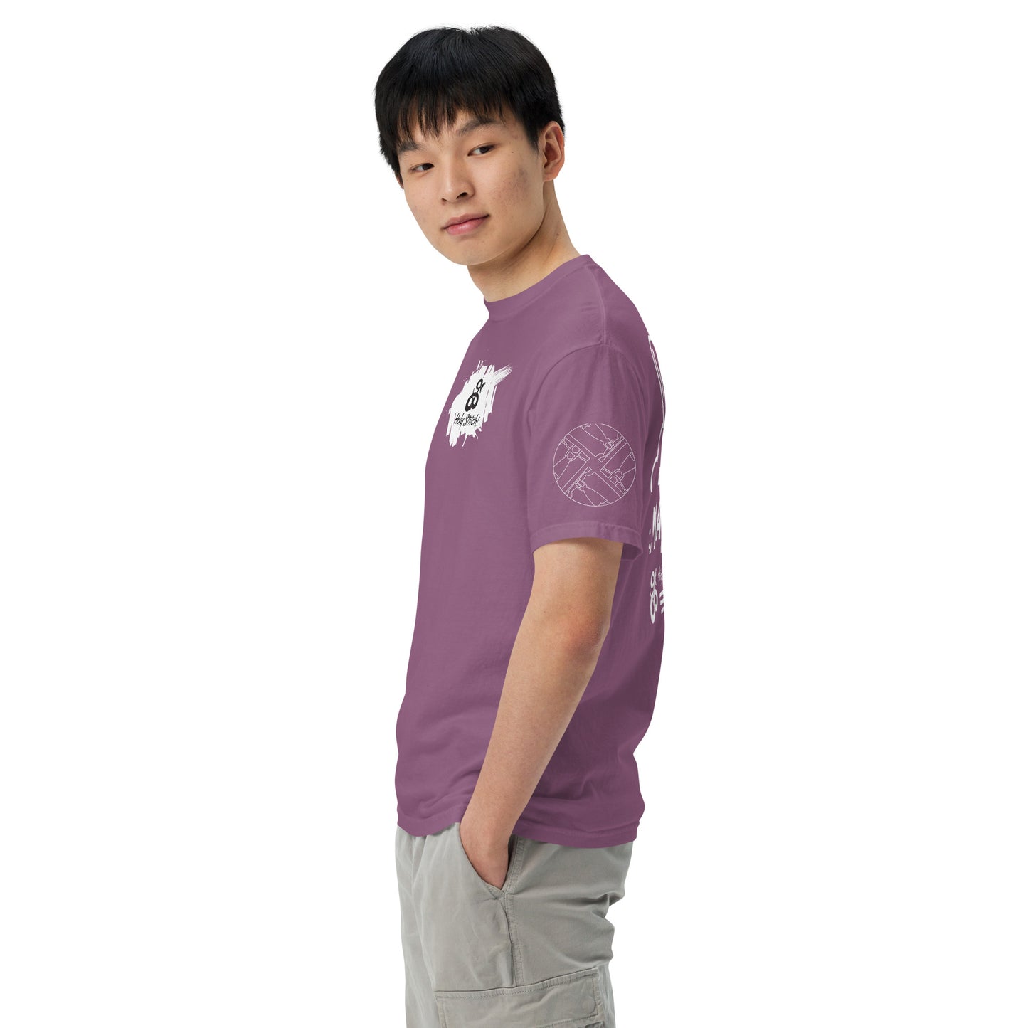 White Jeans Matter Garment-dyed Heavyweight t-shirt
