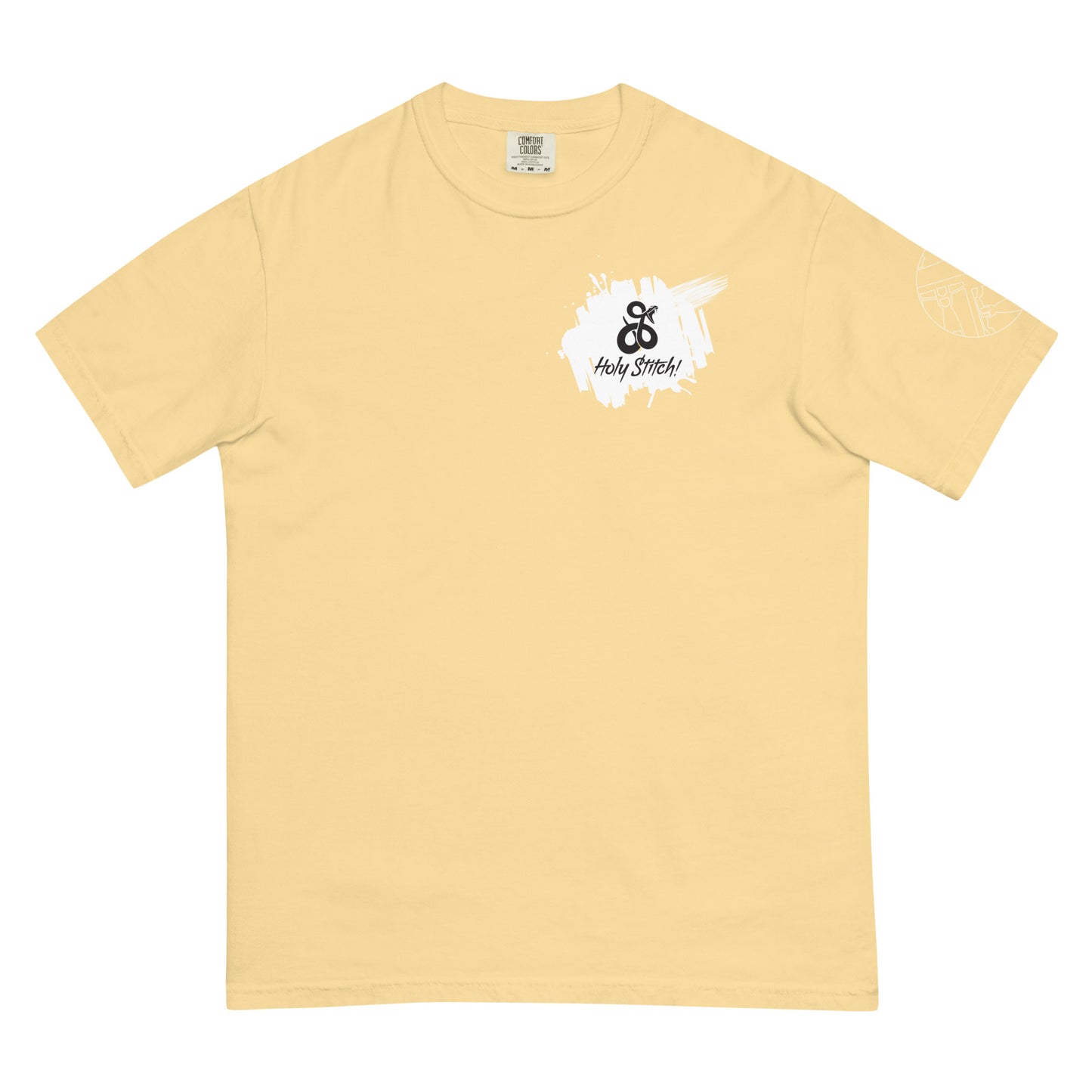 White Jeans Matter Garment-dyed Heavyweight t-shirt