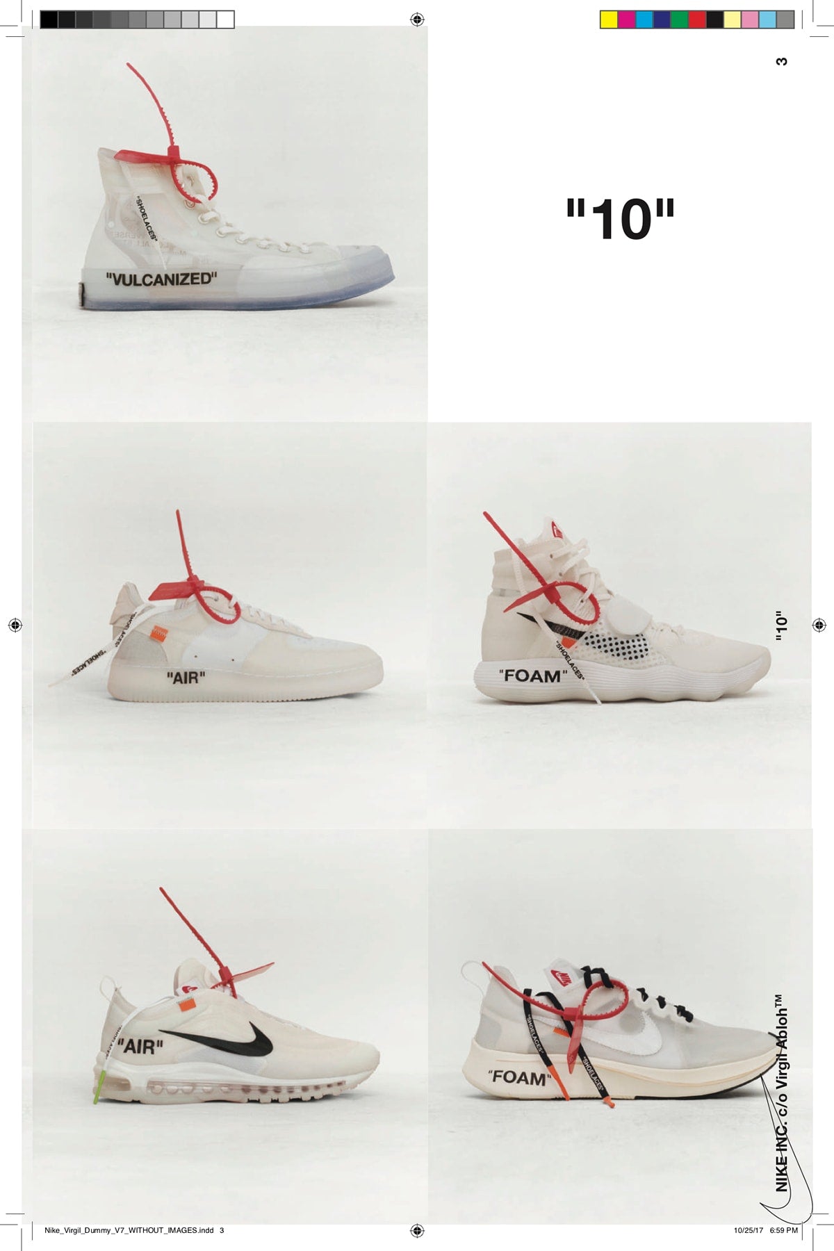 VIRGIL ABLOH NIKE "10" TEXTBOOK