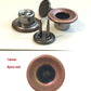 Antique Bronze Plain 17Mm, 14Mm "GP-CLLF" [Set of 6, 30]