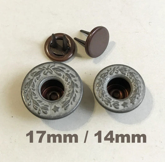 One-Star(Nx) Donut Button 17Mm, 14Mm [Set of 6, 30]