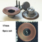 Antique Bronze Plain 17Mm, 14Mm "GP-CLLF" [Set of 6, 30]