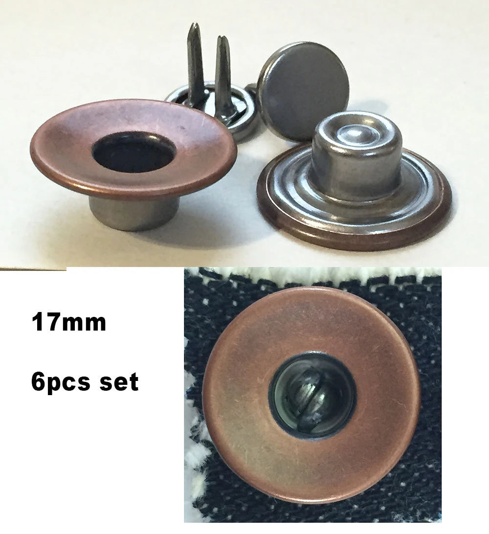 Antique Bronze Plain 17Mm, 14Mm "GP-CLLF" [Set of 6, 30]