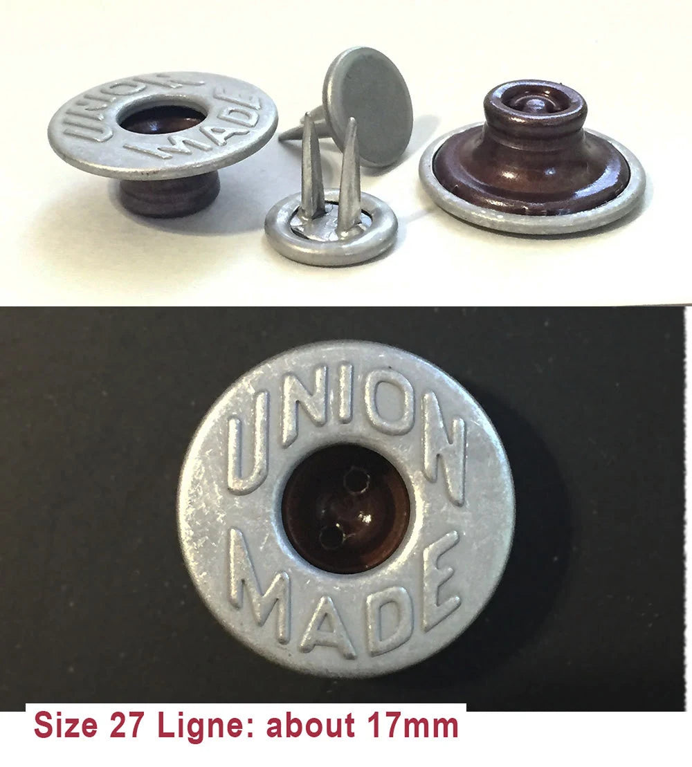 UNION Made(Sand) 17Mm Donut Button "2P27Um-Ns"[Set of 6, 30]