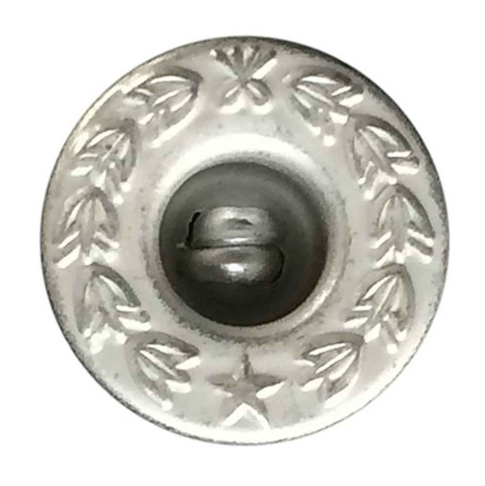 Wreath and One-Star 17Mm Donut Button [Set of 6, 30]