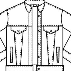 KIDS TRUCKER JACKET SEWING PATTTERN