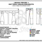 MENS STRAIGHT FIT JEAN SEWING PATTERN 24/25