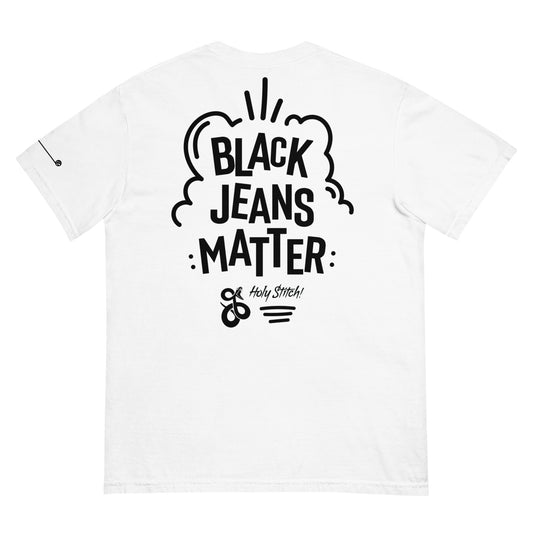 Black Jeans Matter Men’s Garment-dyed Heavyweight t-shirt