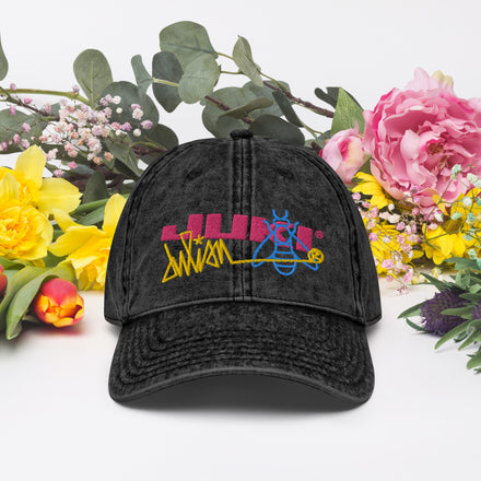 Killer Bee Vintage Cotton Twill Cap (CMYK)